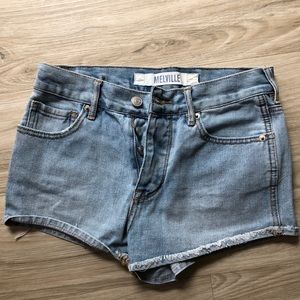 Denim shorts